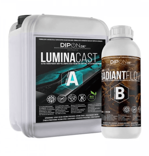 Dipon LuminaCast 5 Radiant Flow epoxi gyanta (2cm)